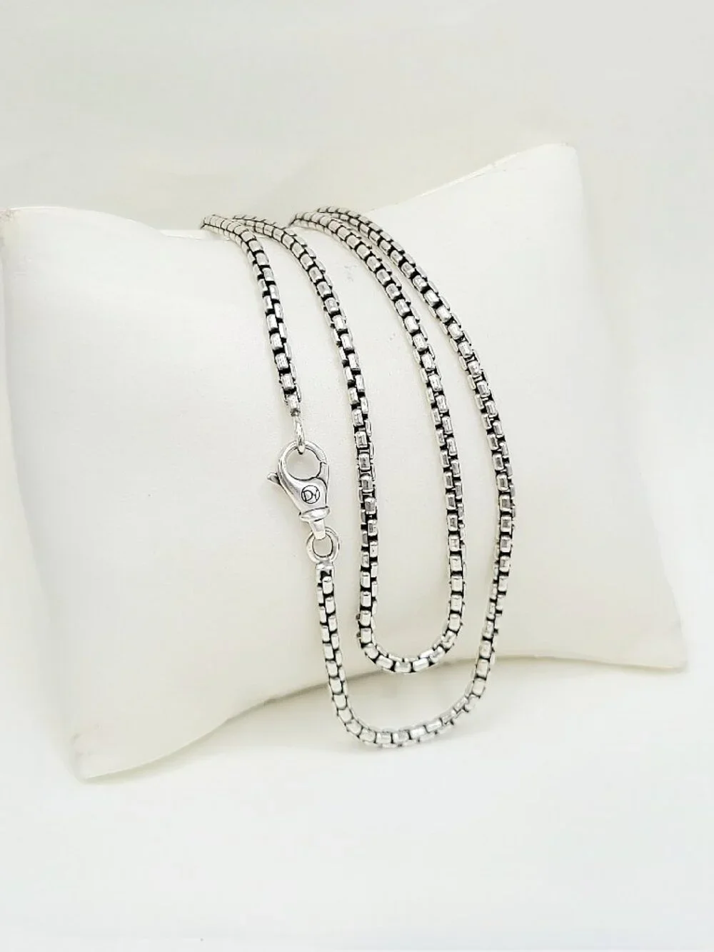 David Yurman Box Chain Necklace in Sterling Silver - 2.7mm - 20